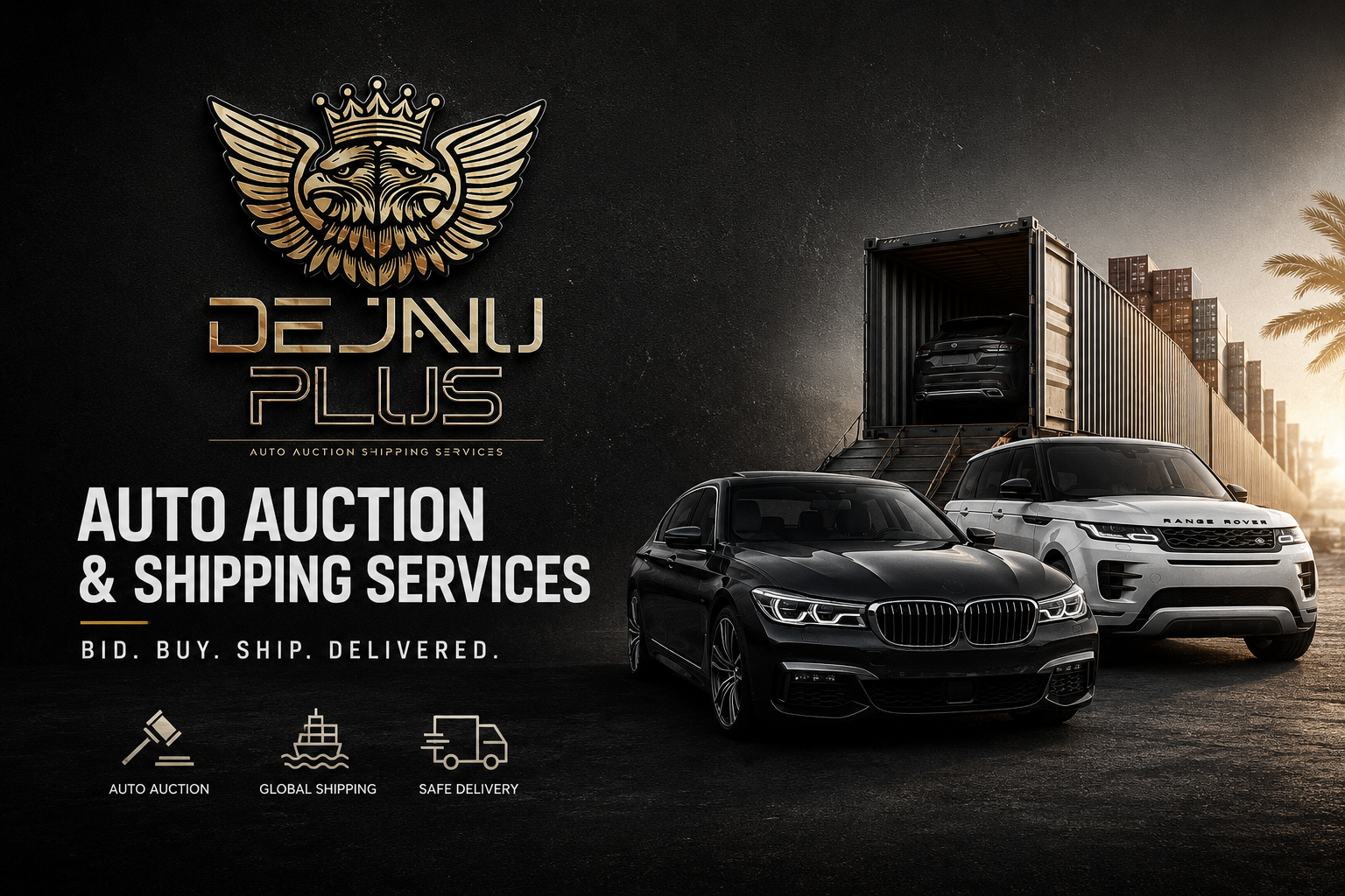 DejaVuAuto - automotive auction & shipping platform